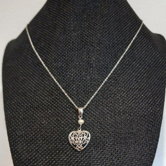 925 heart necklace - Picture 3 of 11